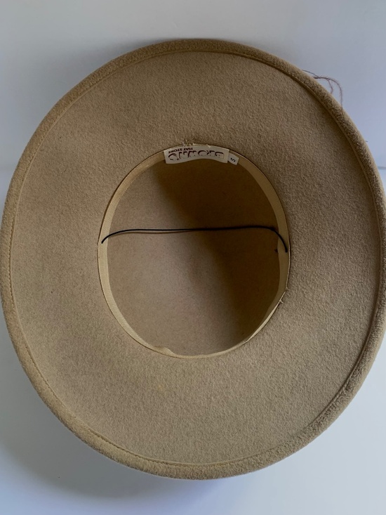 Vintage Anthea Brown Wool Felt Bowler w/Ostrich Feather main image 7